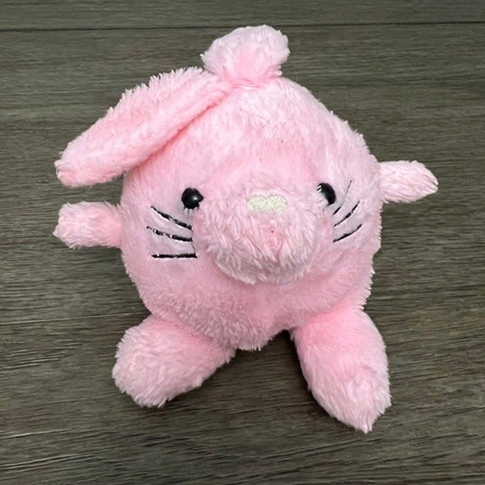 Dan Dee Celebrate The Season Pink Bunny Rabbit Plush Stuffed Animal Toy Small